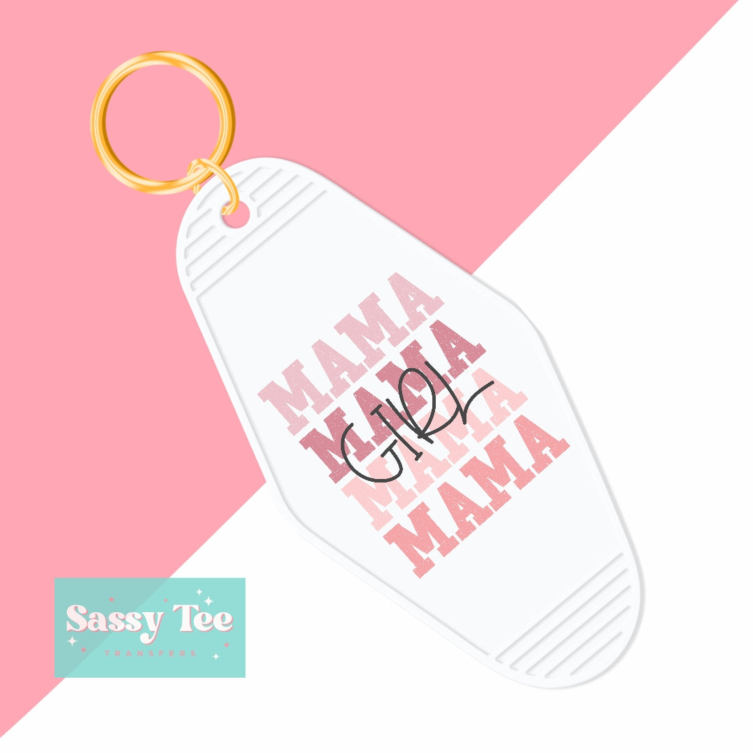 GIRL MAMA UV DTF KEYCHAIN DECAL *Restocked