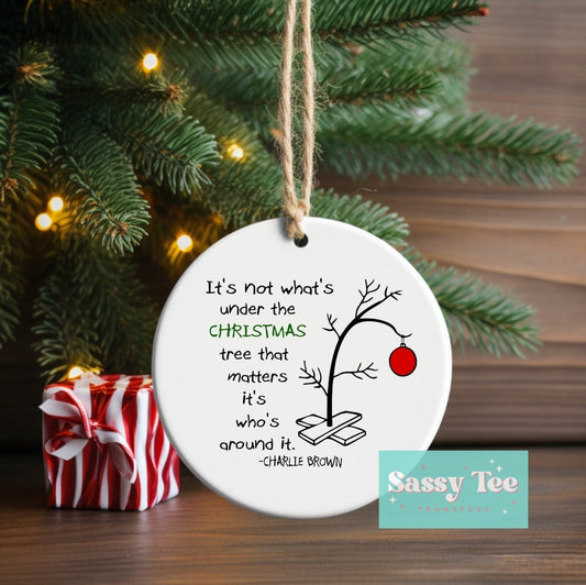 CHARLIE BROWN TREE UV DTF **Preorder Restock Ships in Est. 5-10 biz days**