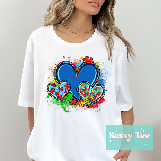 AUTISM AWARENESS HEARTS *Preorder Restock Ships in Est. 5-10 biz days*