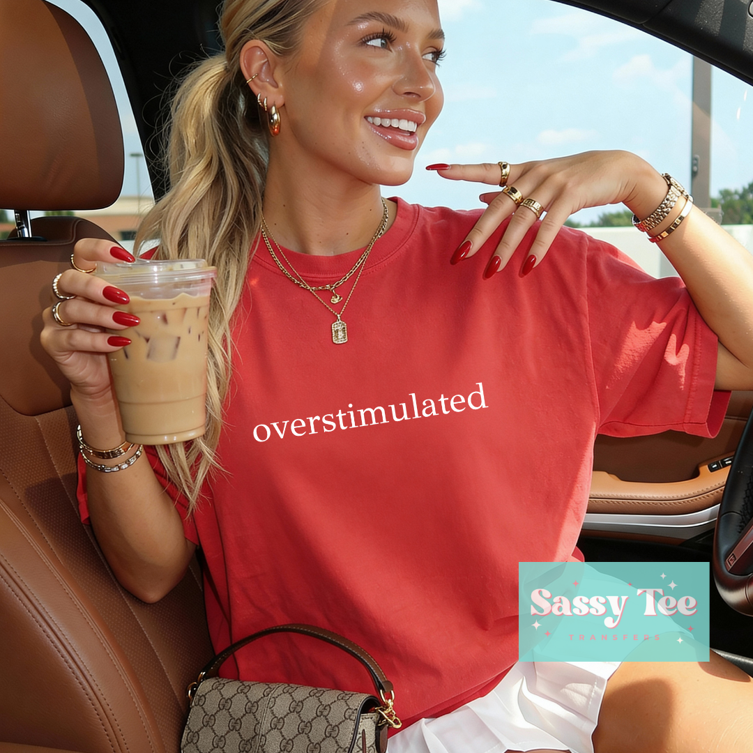 OVERSTIMULATED WHITE **Preorder/Restock Ships in 5-10 biz days**