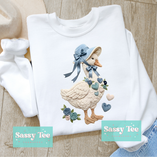 GOOSE VINTAGE GRANDMA CORE FAUX VELVET **Preorder/Restock Ships in 5-10 biz days**