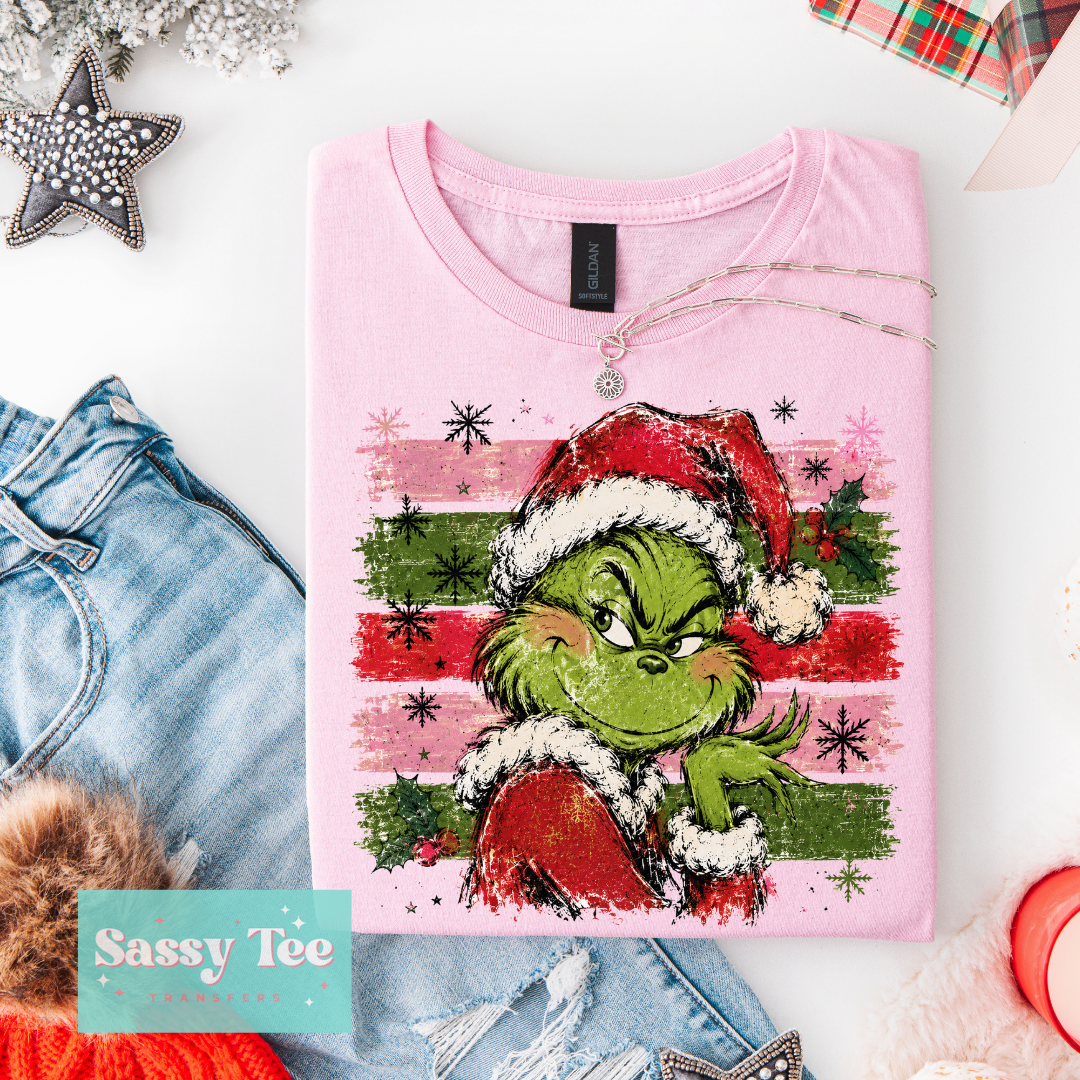 GREEN MAN PREPPY STRIPES PINK **Preorder/Restock Ships in 5-10 biz days**