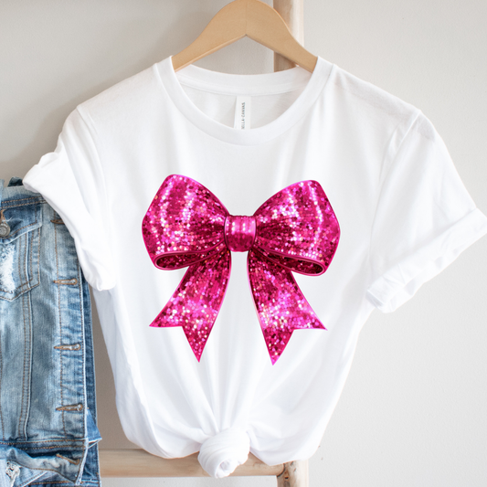 DISCO PINK BOW COQUETTE *Ships in 5-9 biz days**