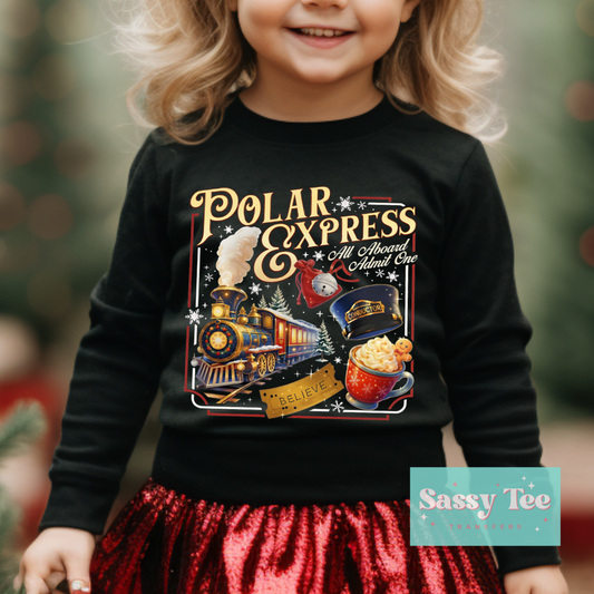 POLAR EXPRESS TRAIN Kids **Preorder/Restock Ships in 5-10 biz days**