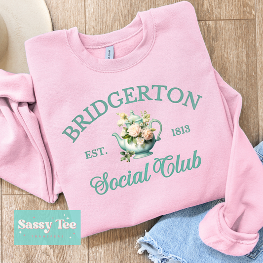 BRIDGERTN SOCIAL CLUB MINT TEA FLORAL **Preorder/Restock Ships in 5-10 biz days**