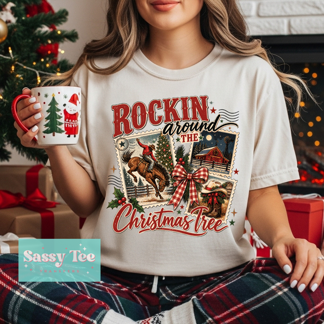 ROCKIN AROUND CHRISTMAS TREE STAMPS COUNTRY **Preorder/Restock Ships in 5-10 biz days**