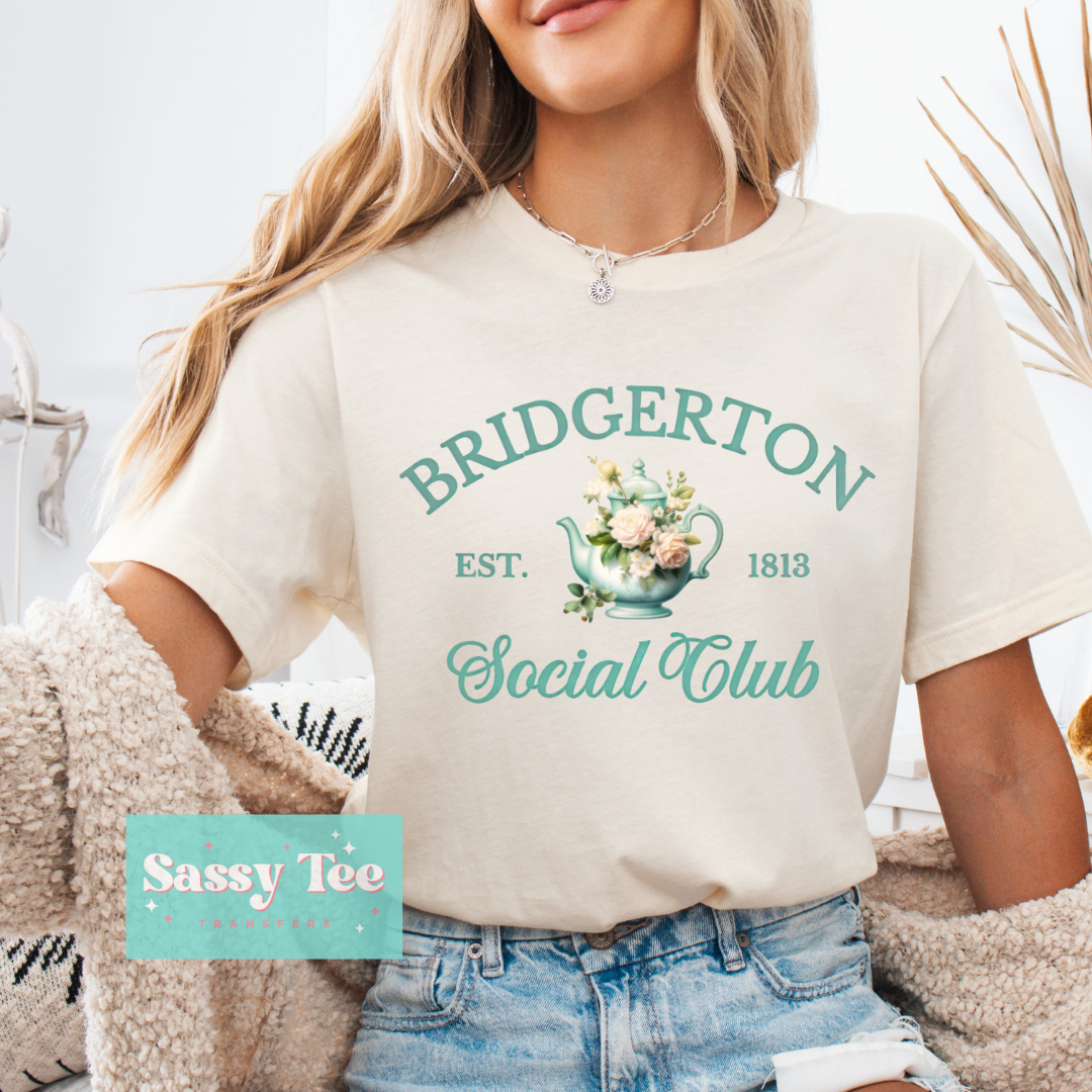 BRIDGERTN SOCIAL CLUB MINT TEA FLORAL **Preorder/Restock Ships in 5-10 biz days**