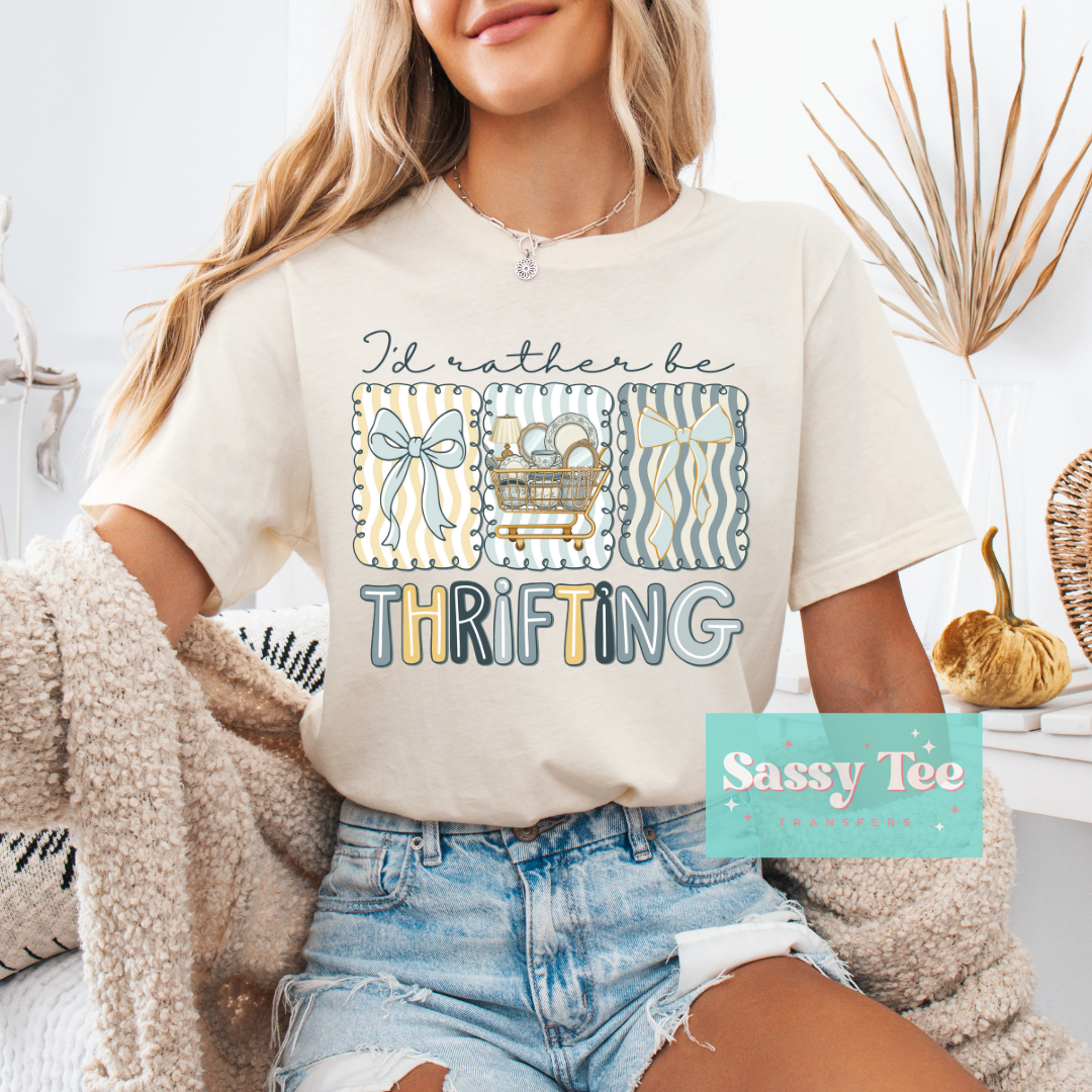 I'D RATHER BE THRIFTING FRAMES