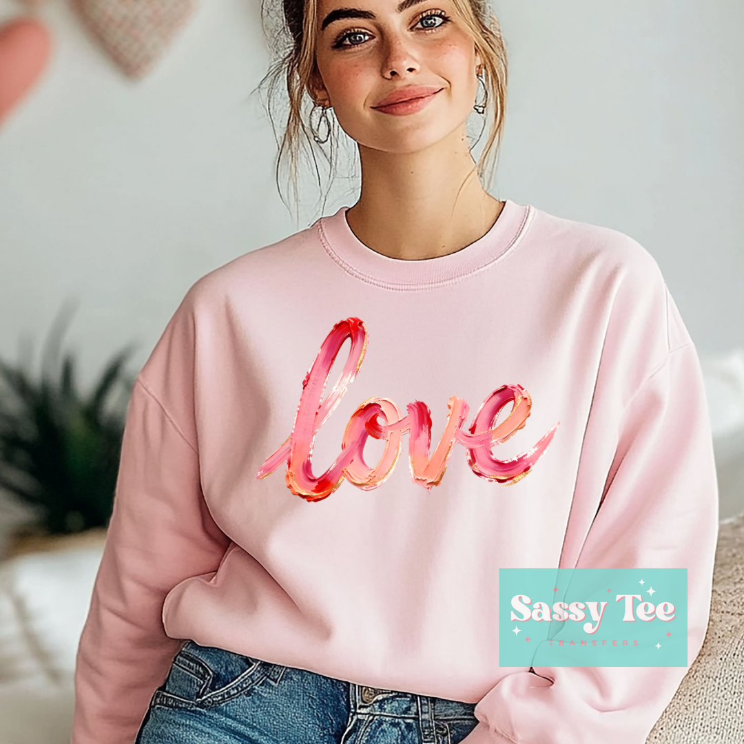 LOVE FAUX TEXTURED PAINT **Preorder/Restock Ships in 5-10 biz days**