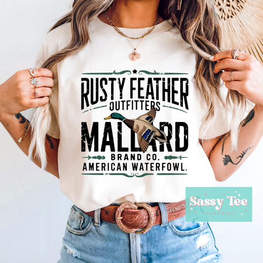 RUSTY FEATHER MALLARD HUNTING **Preorder/Restock Ships in 5-10 biz days**