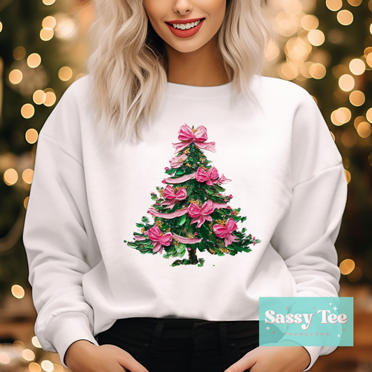 CHRISTMAS TREE PINK TEXTURED PAINT **Preorder/Restock Ships in 5-10 biz days**