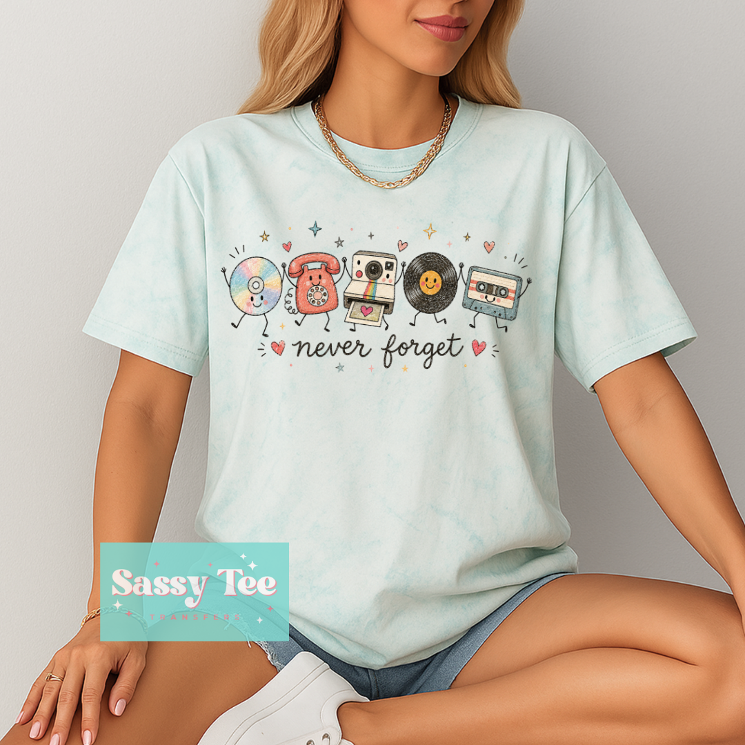 NEVER FORGET CLASSIC VINTAGE DOODLE **Preorder/Restock Ships in 5-10 biz days**
