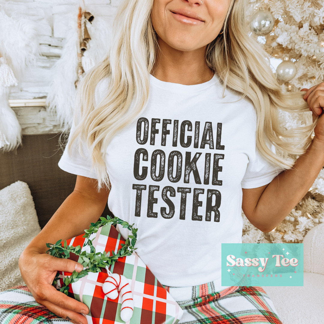 OFFICIAL COOKIE TESTER DISTRESSED **Preorder/Restock Ships in 5-10 biz days**