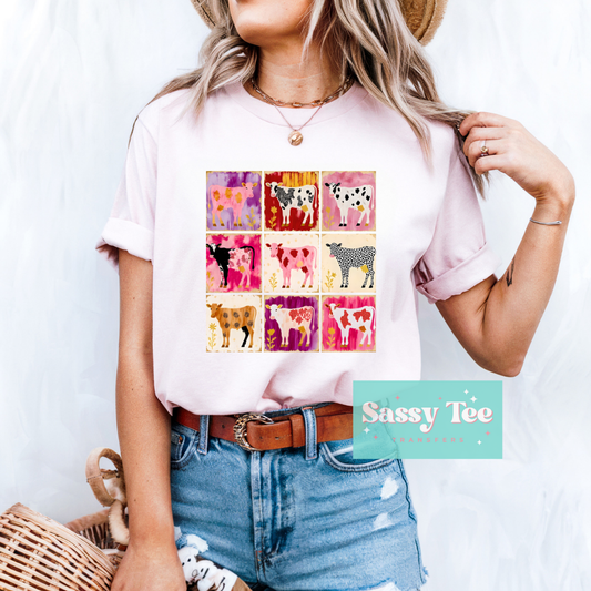 PINK COWS RETRO **Preorder/Restock Ships in 5-10 biz days**