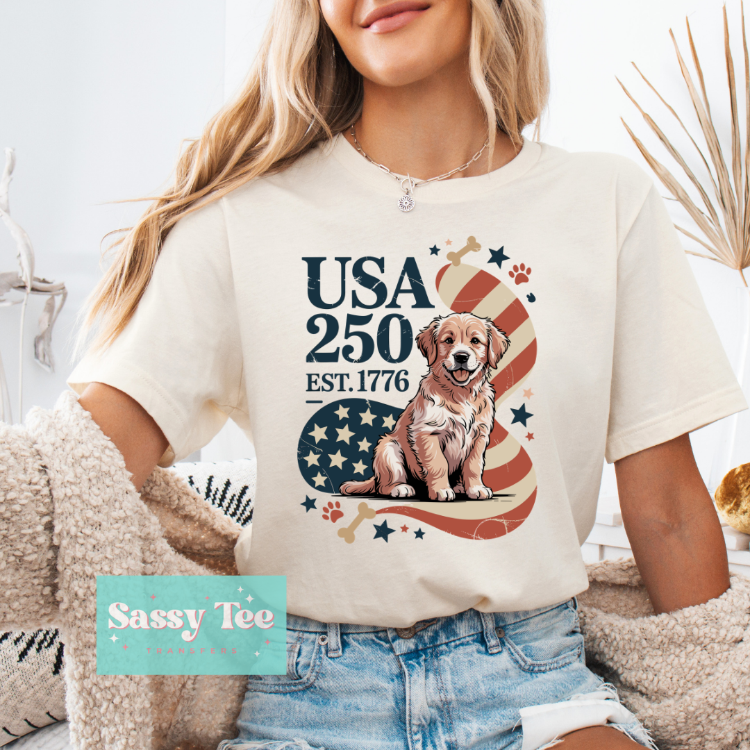 USA PUPPY 250 EST 1776 **Preorder/Restock Ships in 5-10 biz days**