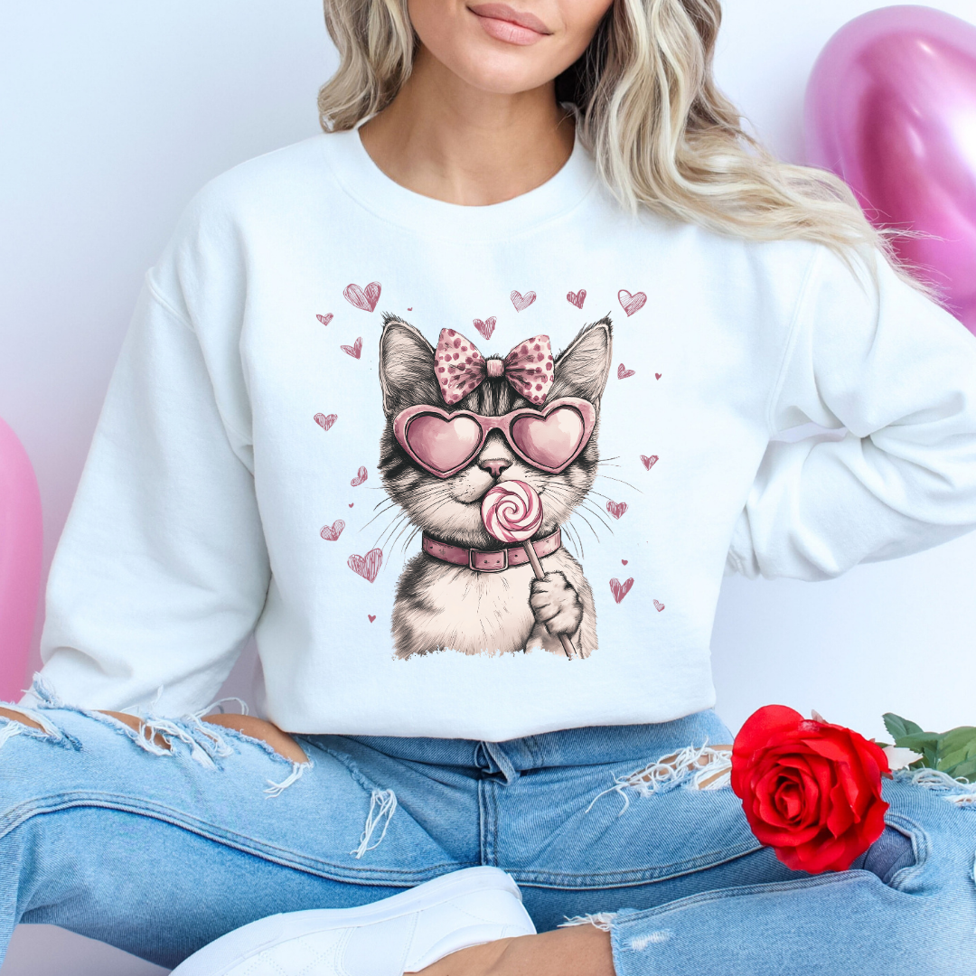 CAT LOLLIPOP VALENTINE *Ships in 5-9 biz days**