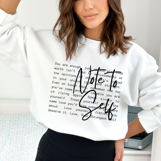 NOTE TO SELF