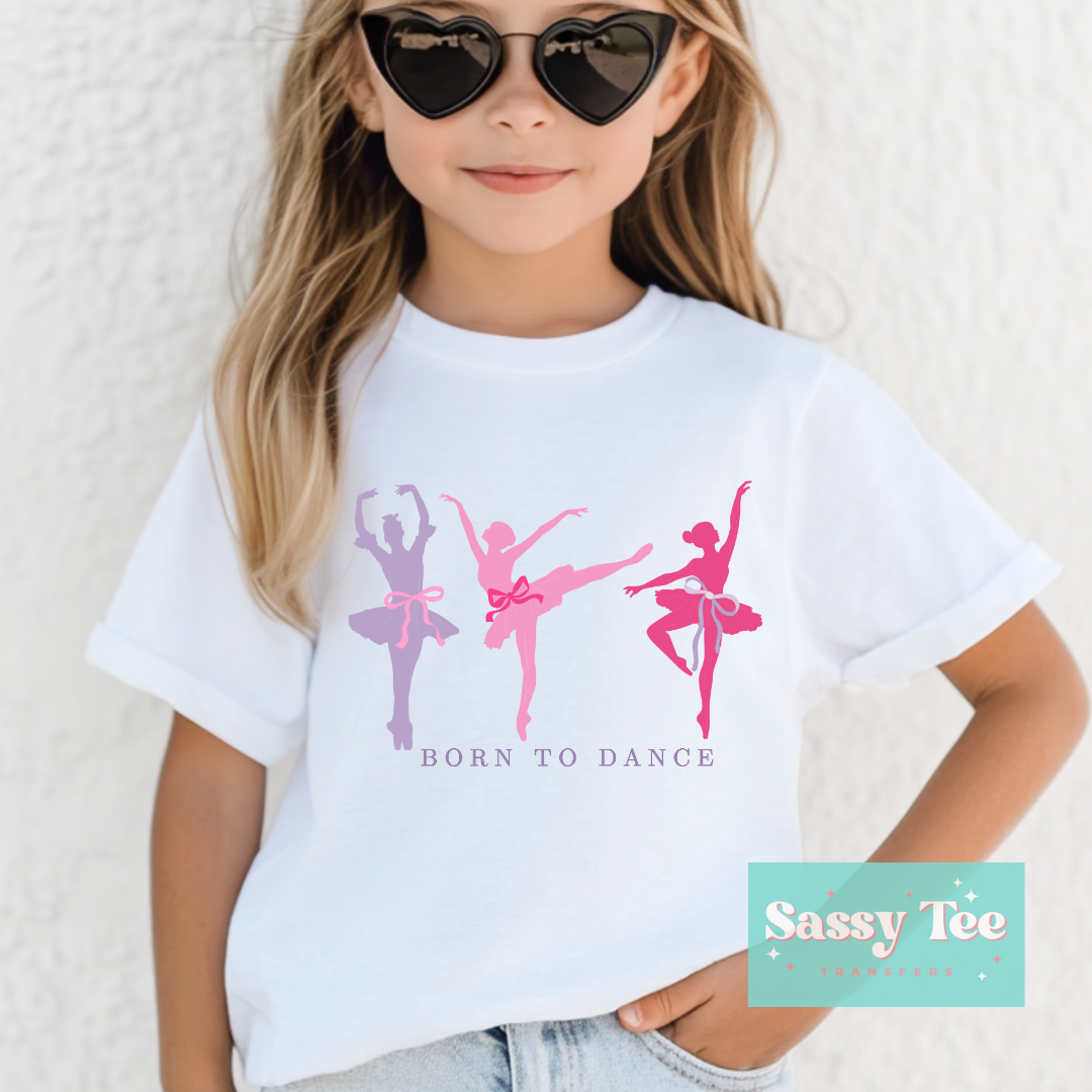 BORN TO DANCE PURPLE PINK Kids **Preorder/Restock Ships in 5-10 biz days**
