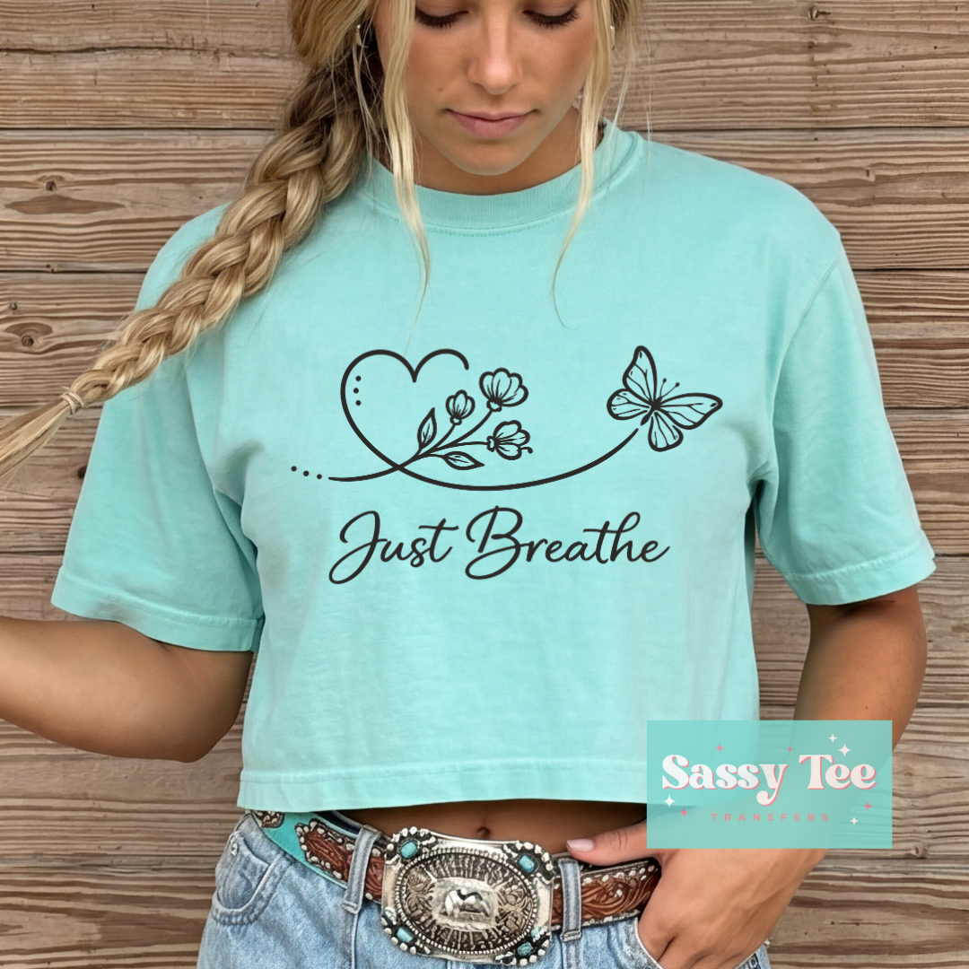 JUST BREATHE HEART BUTTERFLY **Preorder/Restock Ships in 5-10 biz days**