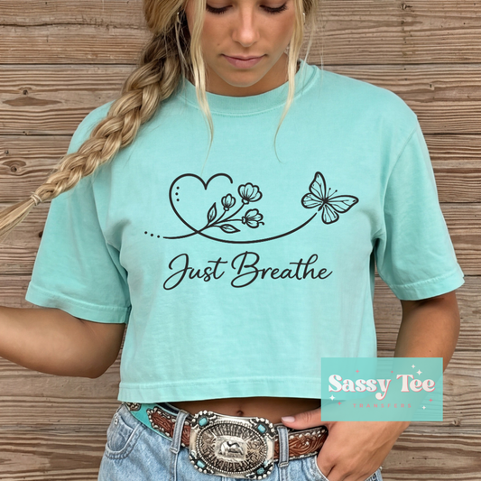 JUST BREATHE HEART BUTTERFLY **Preorder/Restock Ships in 5-10 biz days**