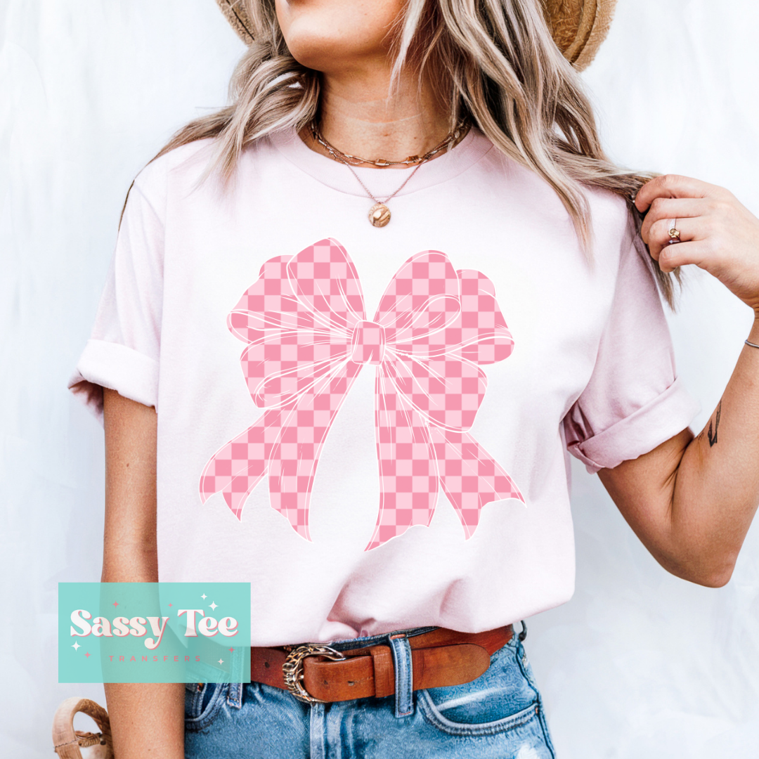 RETRO PINK BOW COQUETTE **Preorder/Restock Ships in 5-10 biz days**