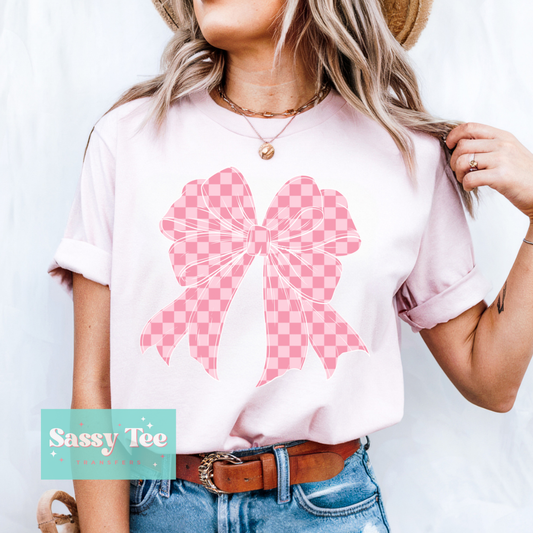 RETRO PINK BOW COQUETTE **Preorder/Restock Ships in 5-10 biz days**