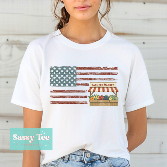 FARMERS MARKET AMERICAN FLAG **Preorder/Restock Ships in 5-10 biz days**