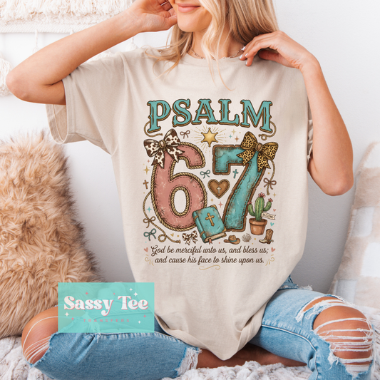 PSALM SIX SEVEN TURQUOISE WESTERN **Preorder/Restock Ships in 5-10 biz days**