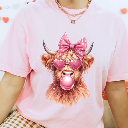 HIGHLAND COW BUBBLEGUM