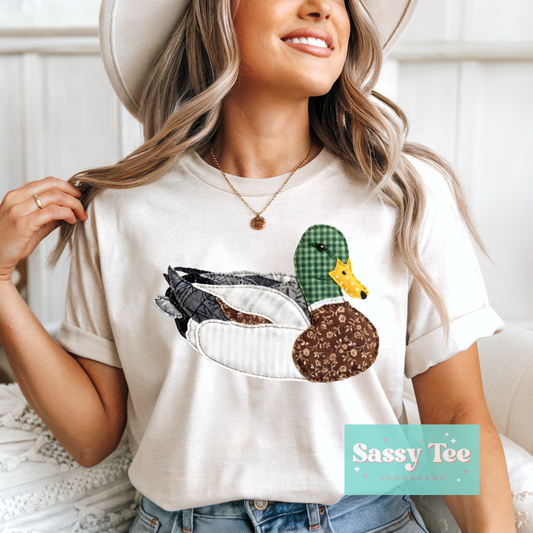 DUCK FAUX PATCHWORK **Preorder/Restock Ships in 5-10 biz days**