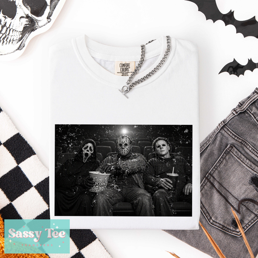 HORROR FRIENDS MOVIE THEATRE For Darker Colors **Preorder/Restock Ships in 5-10 biz days**