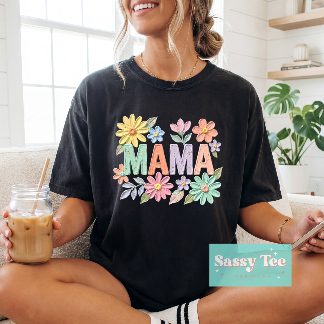 MAMA FLORAL FAUX TEXTURE PAINT **Preorder/Restock Ships in 5-10 biz days**