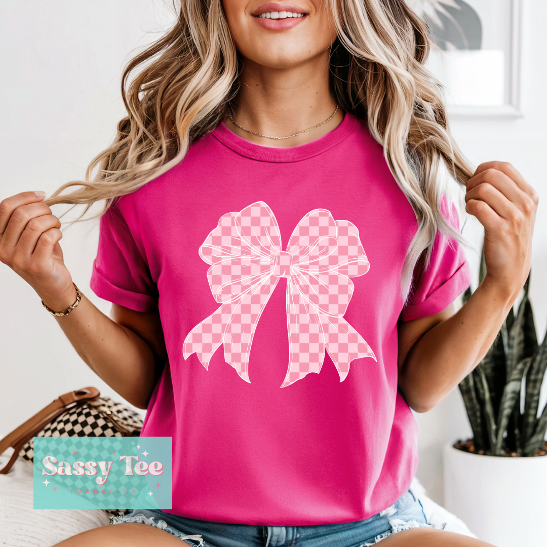RETRO PINK BOW COQUETTE **Preorder/Restock Ships in 5-10 biz days**