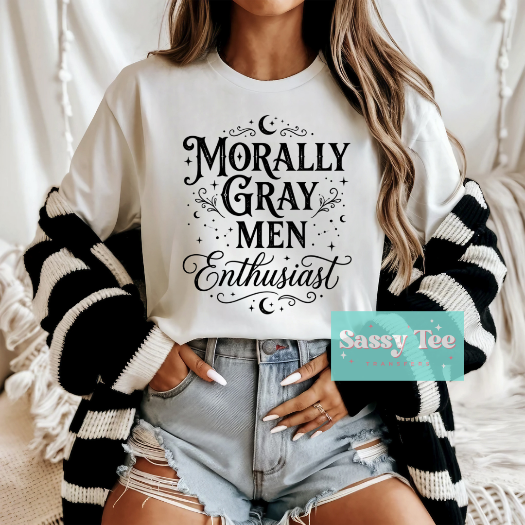 MORALLY GRAY MEN ENTHUSIAST BOOK **Preorder/Restock Ships in 5-10 biz days**