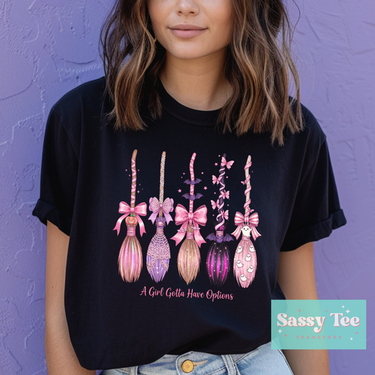 PINK GIRL GOTTA HAVE OPTIONS WITCH **Preorder/Restock Ships in 5-10 biz days**