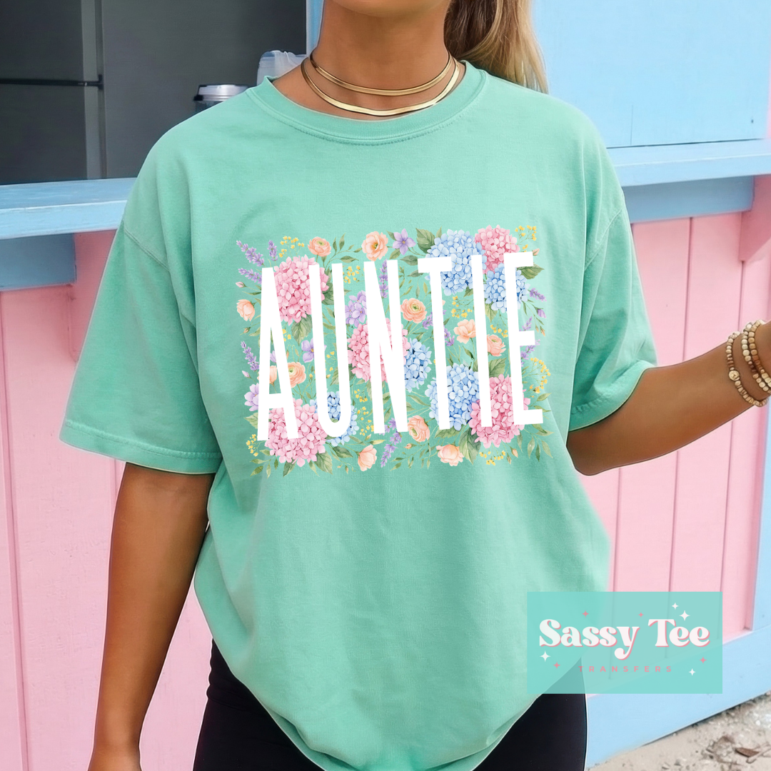 AUNTIE WHITE HYDRANGEA FLORAL **Preorder/Restock Ships in 5-10 biz days**