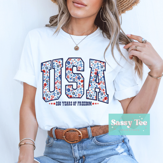 USA FLORAL 250 YEARS FREEDOM **Preorder/Restock Ships in 5-10 biz days**