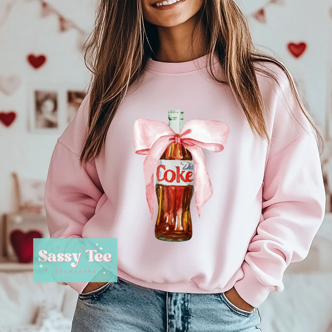 DIET COKE VINTAGE PINK BOW COQUETTE **Preorder/Restock Ships in 5-10 biz days**