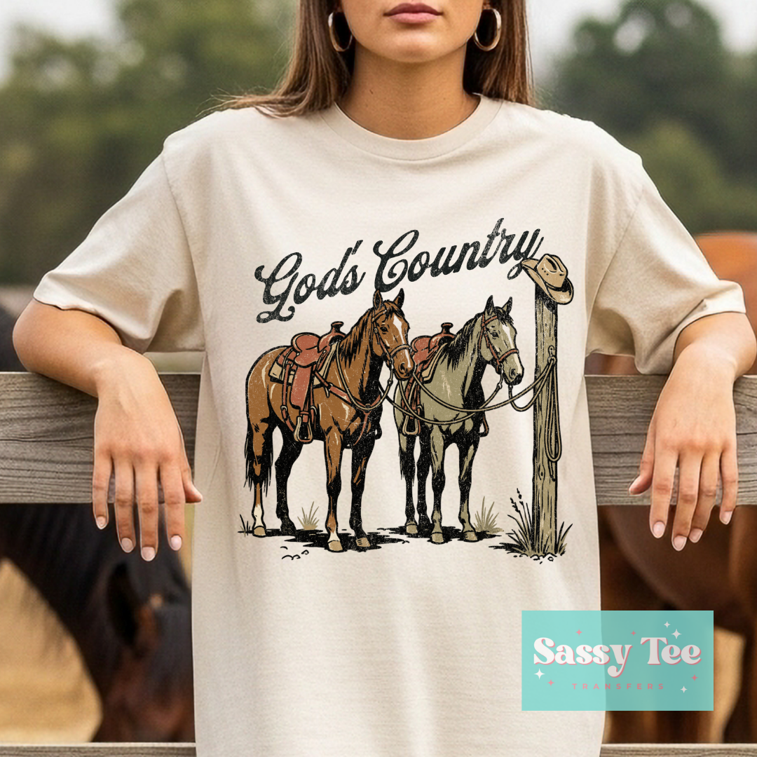 GOD'S COUNTRY WESTERN HORSES **Preorder/Restock Ships in 5-10 biz days**