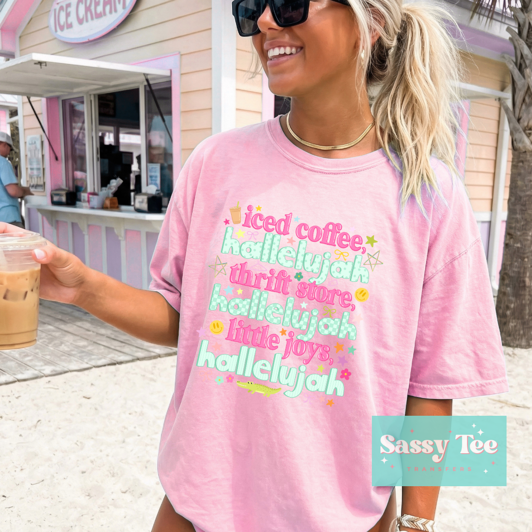 ICED COFFEE THRIFT JOY HALLELUJAH **Preorder/Restock Ships in 5-10 biz days**