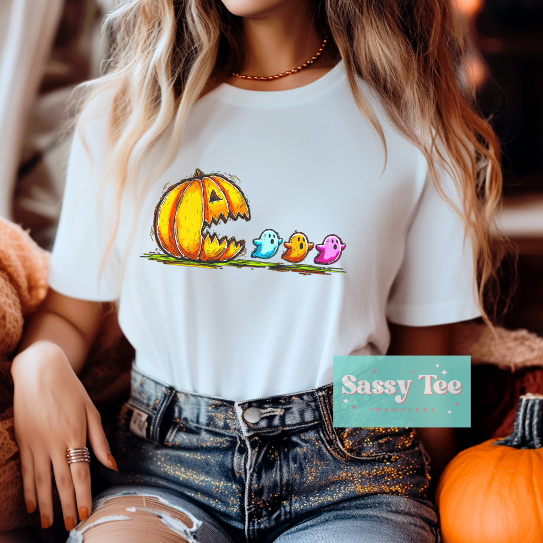 PAC PUMPKIN MAN GHOSTS BRIGHT COLORS **Preorder/Restock Ships in 5-10 biz days**