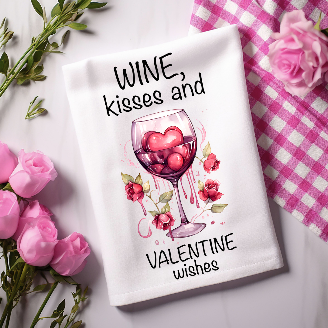 WINE KISSES AND VALENTINE WISHES