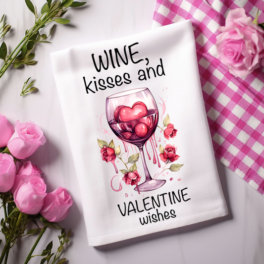 WINE KISSES AND VALENTINE WISHES **Ships in 5-9 biz days**