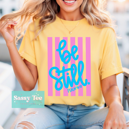 BE STILL BLUE PINK PREPPY **Preorder/Restock Ships in 5-10 biz days**