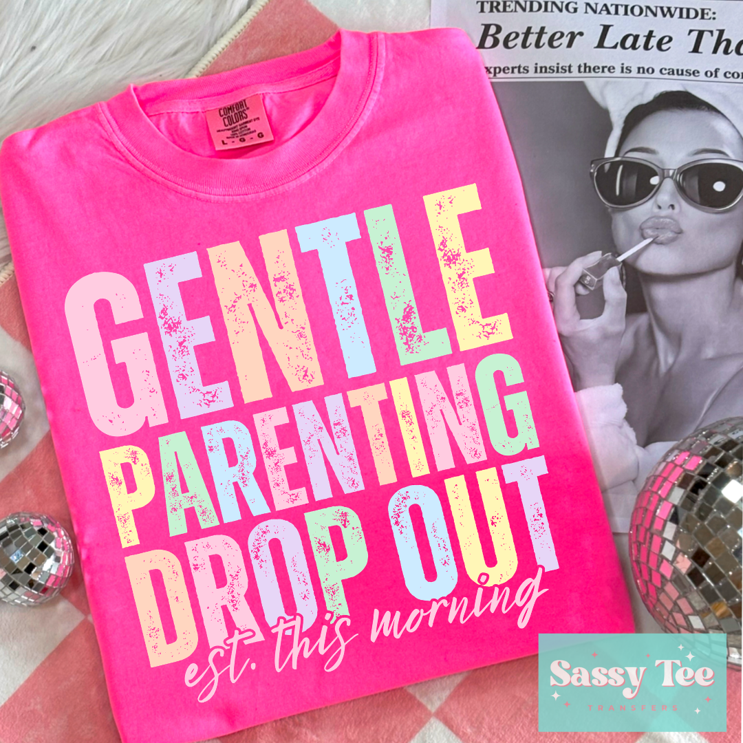GENTLE PARENTING DROP OUT PASTELS **Preorder/Restock Ships in 5-10 biz days**