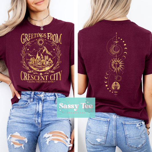 GREETINGS FORM CRESCENT CITY BOOK Front + Back Options **Preorder/Restock Ships in 5-10 biz days**