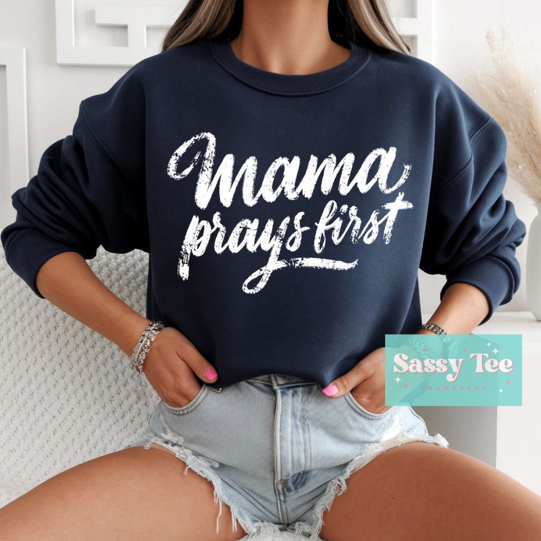 MAMA PRAYS FIRST WHITE VINTAGE **Preorder/Restock Ships in 5-10 biz days**