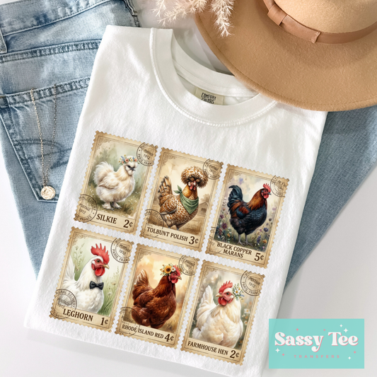 CHICKEN BREEDS STAMPS **Preorder/Restock Ships in 5-10 biz days**