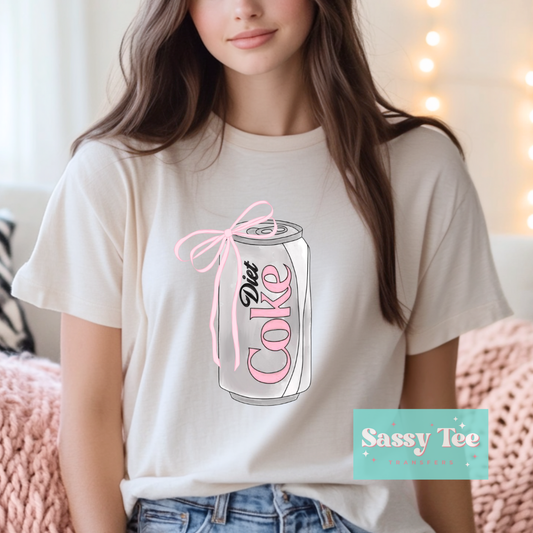 DIET COKE PINK CAN BOW **Preorder/Restock Ships in 5-10 biz days**