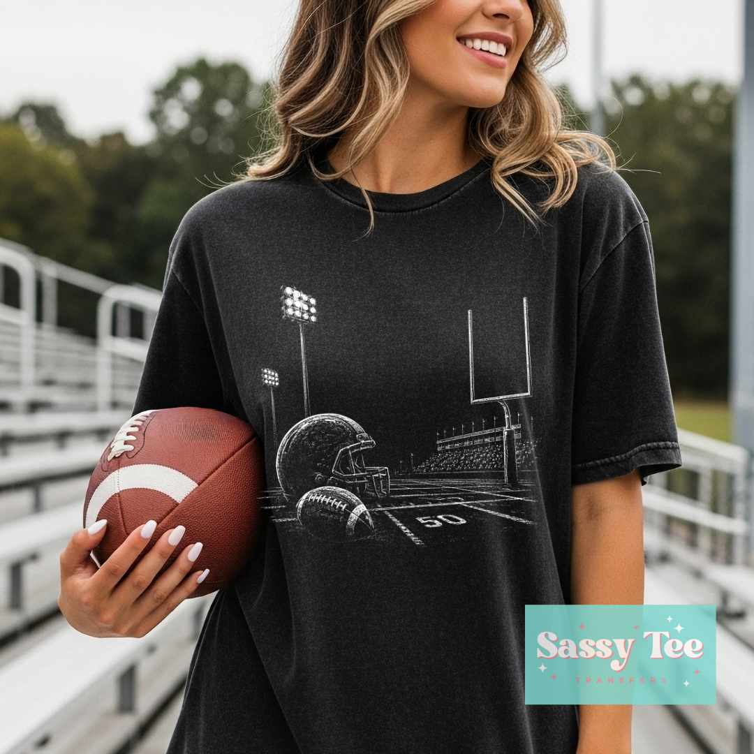 FOOTBALL FIELD GOAL POST For Darker Colors **Preorder/Restock Ships in 5-10 biz days**